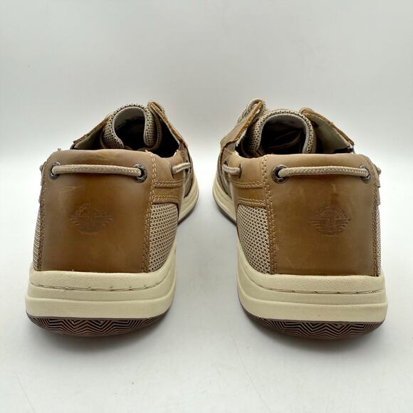 Dockers Mens Beacon Boat Shoes US 12 M EU 46 Tan Leather Water Resistant EUC main image 5
